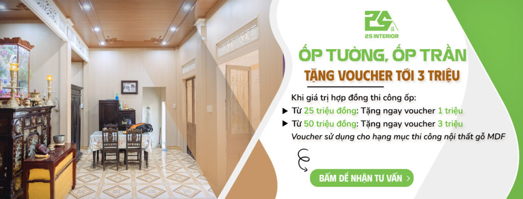 Banner khuyến mãi ốp